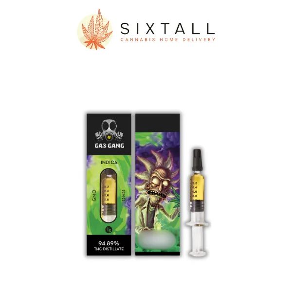 Gas Gang Distillate Syringes 1g