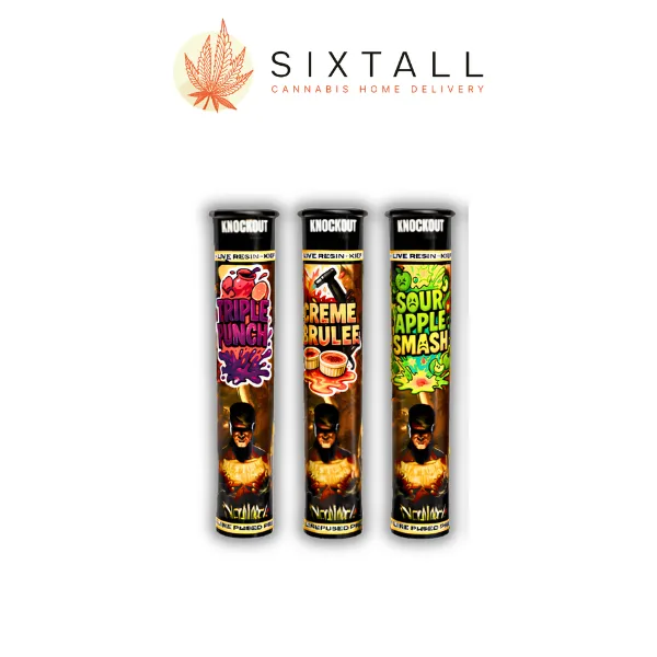 Knockout 2x Grabba Infused Pre-Rolls