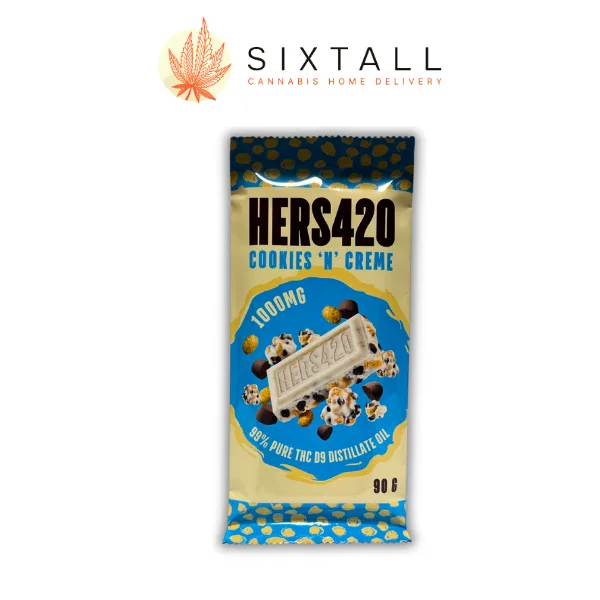 Hers420 Cookies & Cream Choco Bar
